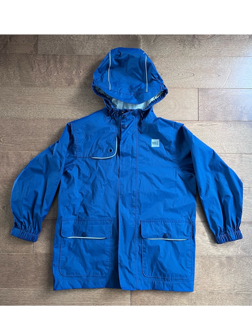 MEC Boys rain jacket 6y